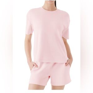 Members Mark  Pink T-Shirt and Shorts Set